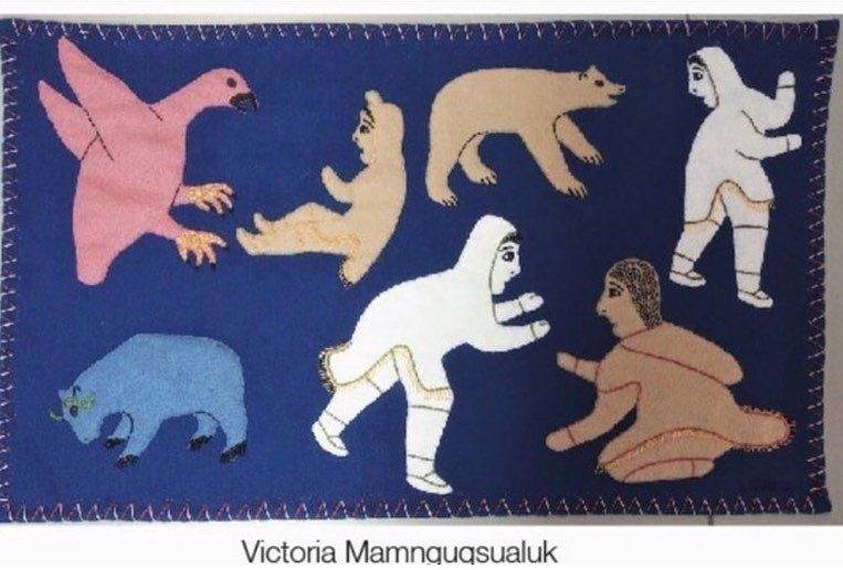 Untitled Wallhanging by Victoria Mamnguqsualuk