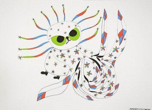 Untitled (Owl) by Ooloosie Saila